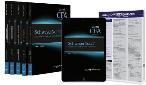 Kaplan Schweser CFA Level 1 Study Materials Exam Books