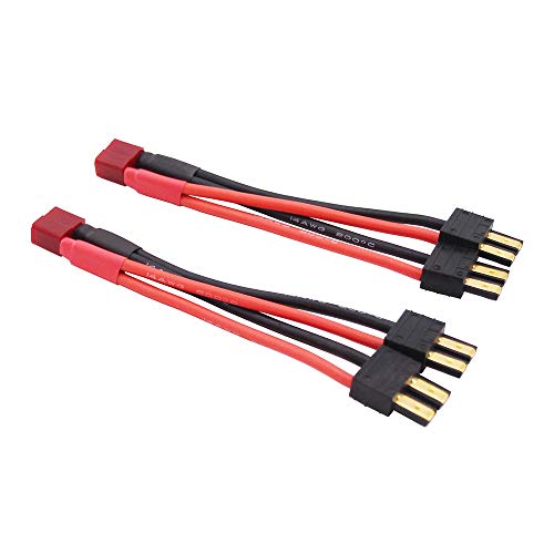 Adaptateur Traxxas TRX mâle vers Deans femelle câble parallèle 14awg pour voiture RC Slash
