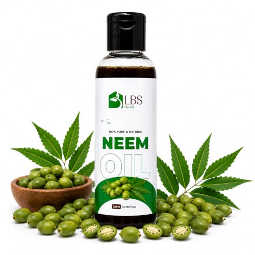 Image of Pure Neem Oil 100% Extra Virgin Cold Pressed | Natural Carrier Oil for Hair, Scalp & Skin Care | Deep Moisturizing Oil for Healthy Looking Hair & Daily Massage | 100ml (Pack of 1)
