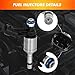 2012-2017 7-hole Fuel Injector Compatible for Land Rover Range Rover Evoque LR2 Discovery Sport, Ford Taurus Edge Kuga Focus Mondeo, Lincoln MKC MKT MKZ, 2.0L L4. Replaces BB5E-9F593-BA 0261500147