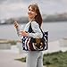 Travel Duffel Bag for Women&Men, USA Flag Patriotic Eagle Print Weekender Carry-On Bags, Sports Gym & Overnight Luggage Tote