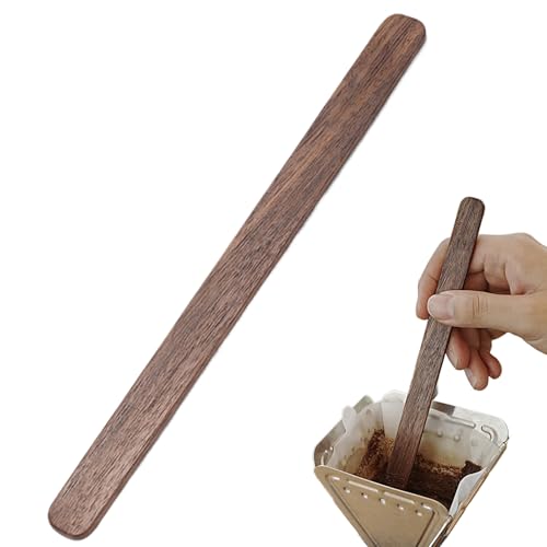 Cuchara de tubo larga | Cucharas de agitación de café de madera, cuchara mezcladora, utensilios para servir utensilios de cocina reutilizables artilugios para té, cócteles, bebidas, café