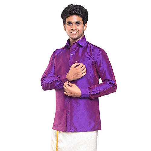 Image of THANGAMAGAN Men's Regular Fit Shirt