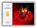 Produktbild New Edition 1g Goldbarren 999,9 Feingold in Motivbox"Herz" in edler Goldverpackung