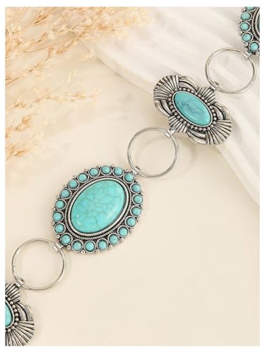 Women's Concho Boho Belt Vintage Western Waist Chain Waist Belts Body Jewelry Accessories2