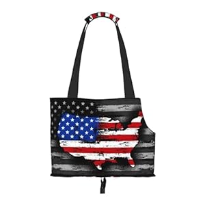 Dog Purse Carrier for Small Dogs Soft Sided American Flag Patriotic USA Map Pattern Pet Carrier with Pockets Dog Carrying Bag Puppy Cat, Dog Travel Supplies Accessories Carry Tote Bag Dog Purse Carrier for Small Dogs Soft Sided American Flag Patriotic USA Map Pattern Pet Carrier with Pockets Dog Carrying Bag Puppy Cat, Dog Travel Supplies Accessories Carry Tote Bag