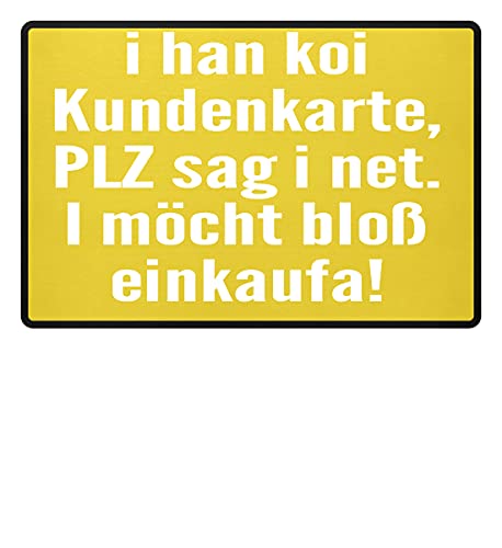 Paillasson humour allemand haut de gamme möcht unkaufa en polypropylène durable 60x40