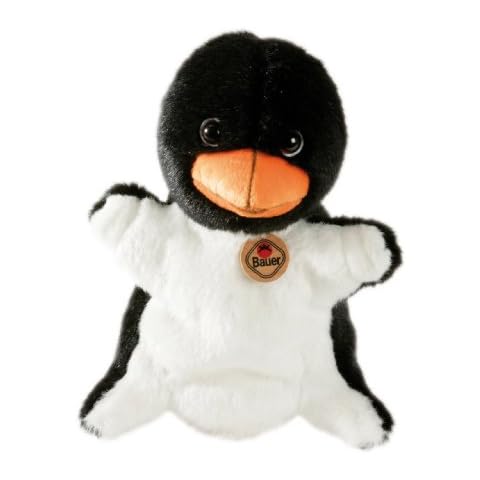 Bauer Spielwaren Theatrello Handpuppe Pinguin: Kuscheltier für Puppentheater und Lernspiele Cover