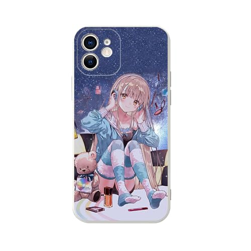 お隣の天使様にいつの間にか駄目人間にされていた件 スマホケース iPhone16対応 アニメキャラクター デザイン 軽量 薄型 耐衝撃 携帯カバー スマホカバー 防塵 落下防止 保護 ギフト プレゼント アイフォンケース