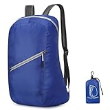 Pesoncarl Lightweight Backpack, 11.5x6.7x17.7 Foldable Backpack, Ultralight Waterproof Travel Packable Backpack Small Folding Daypack for Outdoor Sport Travelling, Internal Frame Backpacks