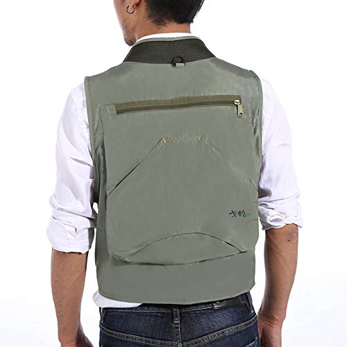 Sportsman Outdoor Multi-Pocketed Fly Fishing Vest Mesh Quick-Dry Waistcoat Jacket for Youth3