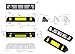 Parking Stopper for Garage Floor, Blocks Car Wheels as Parking Aid and Stops the Tires, acting as Rubber Parking Curbs that Protect Vehicle Bumpers and Garage Walls, 23.6