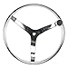 YaeMarine Stainless Steel Boat Steering Wheel,Marine Steering Wheels,3 Spoke 15-1/2