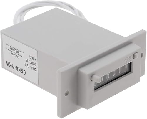 Contador de pulso electromagnético industrial de 6 dígitos para maquinaria textil química