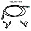 Oceanialend Electric Bike Display Extension Cable, IP65 Waterproof Extension Cable, 5-pin Female Connector for Bafang #4