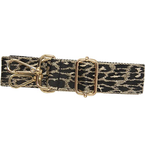 Image of Duwi Wide Handbag&Purse Strap Jacquard Woven Guitar Style Replacement Strap Multicolor Canvas Adjustable Crossbody Bag Strap