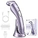 Produktbild Elektrischer Rasierer Damen Nass und Trocken Damenrasierer Elektrisch Wiederaufladbar Elektrisch Elektrorasierer bikini trimmer für Intimbereich Beinen Achseln Wasserfest mit LED Licht