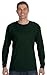 Gildan Adult 6.1 oz. Ultra Cotton Long-Sleeve T-Shirt (XL / FOREST GREEN)