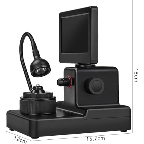 Microscopio digital para piedras preciosas con iluminación para joyería casera 6