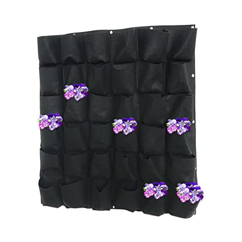 Bolsas de cultivo para pared con 36 bolsillos de tela para plantas 7