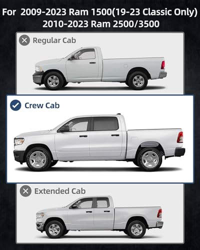 Estribos laterales para Dodge Ram 1500/2500/3500 miniatura 3