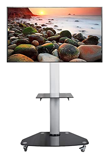 Soporte móvil para TV de 37" a 70" con ruedas y base miniatura 4