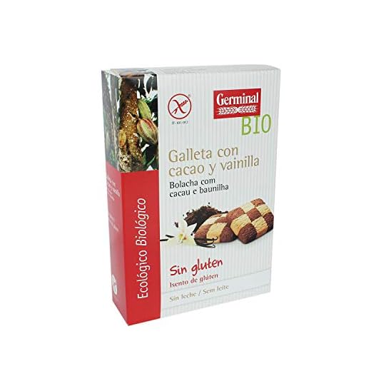 Galletas de cacao y vainilla bio sin gluten - Germinal - 250g