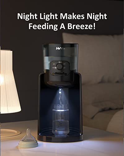 Water Warmer, Heyvalue Baby Bottle Warmer, Formula Maker With Night Light, 4 Temperature Control & 72H Keep Warm, Detachable Tank, Instantly Dispenses Warm Water, Feed Baby More Easier And Healthier #TOP5