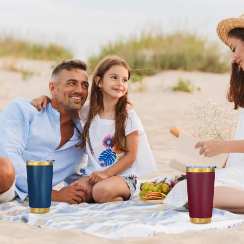 Image of 20 oz Insulated Tumblers Bulk with Lid Stainless Steel Tumbler,12 Pack