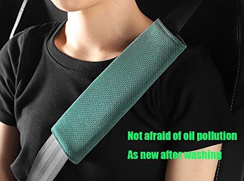 Paquete de 2 Almohadillas para cinturón de Seguridad de Coche, Almohadillas para cinturón de Seguridad, Correa para cinturón de Seguridad, Almohadilla para Hombro para Equipaje para Adultos y niños