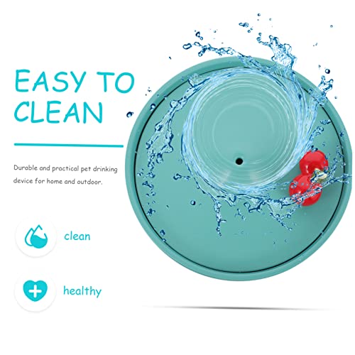 Fuente de agua para gatos de cerámica KESYOO USB miniatura 7
