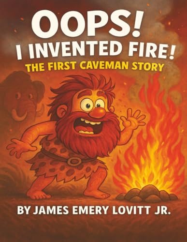 Oops! I Invented Fire!: The First Caveman Story: A Funny Rhyming Picture Book for Kids Ages 3–8