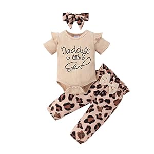 Shenatta Infant Baby Girl Clothes Newborn Girl Outfits Romper Pants Clothes For Baby Girl