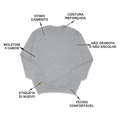 Kit Masculino Casacos de Moletom Azul, Preto e Bordo Masculino