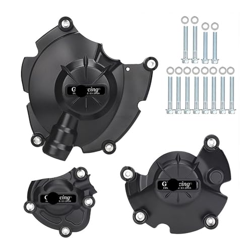 Capot moteur pour moto R1 de 2015 à 2023 couvercle stator gauche finition premium noire