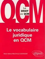 Le vocabulaire juridique en QCM 2729828362 Book Cover
