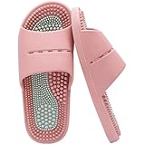Acupressure Massage Slippers, Acupressure Foot Plantar Fasciitis Sliders Breathable Acupressure Sandals for Reduce Feet Neuropathy Pain Relief and Tension, 36-37