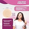 Pack 110uds-Pezoneras Adhesivas Invisibles(6cm Ø)-Adhesivo Fijación Extra, Natural y Resistente al Sudor-No Transparenta ni se Marca el Pezón-Desechables-Transpirables e Hipoalergénicas-No Irritan #3