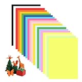 Adorfine 200 Blatt Buntes Papier A4 20 Farben, 80g/m² Doppelseitig