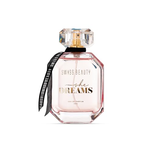 Swiss Beauty She Dreams EDP | Long-Lasting | Ideal For Gifting | Everyday Wear | Top Note: Mandarin | Middle Notes: Jasmine & Tuberose | Base Note: Vanilla & Musk | 100ml