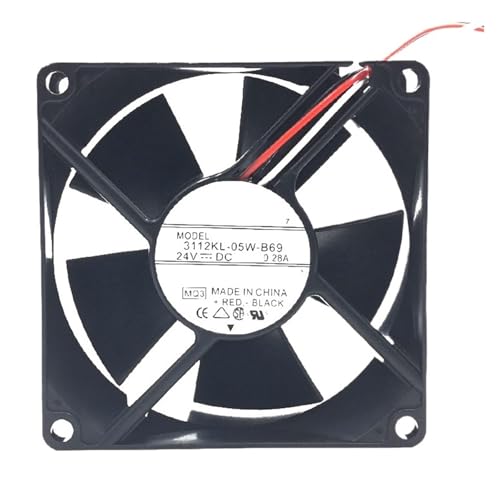 Ventilateur 24V 8032 à haut débit d'air 3112KL-05W-B69 avec double roulement durable - 3