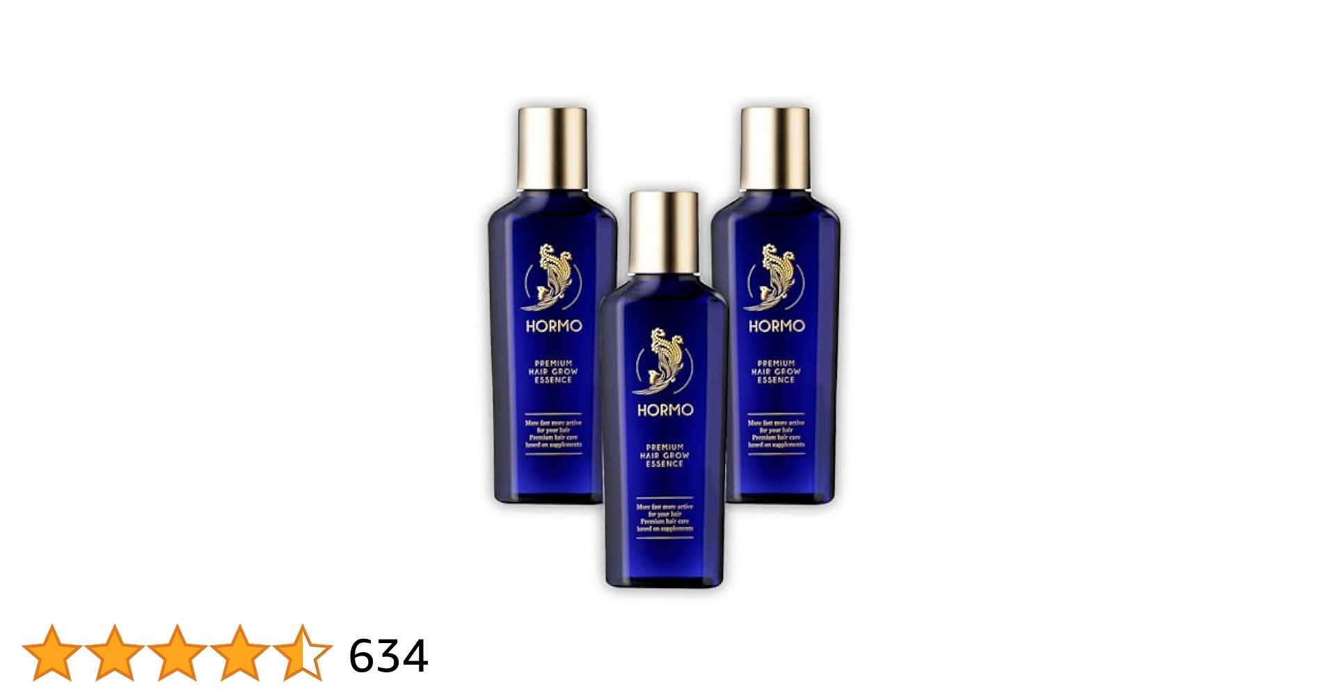HORMO PREMIUM HAIR GROW ESSENCE 2本セット HORMO Premium Hair Growth Essence - Medicated Scalp Tonic