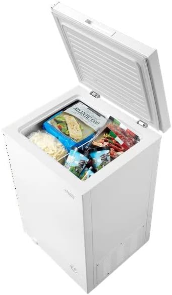 Cu ft Chest Freezer White Inches