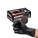 Produktbild Safe Health Nitril Einweghandschuhe Schwarz 100 Stück/Box, Nitrilhandschuhe L Extra Stark Pulverfrei Latexfrei Handschuhe Einweg Fettbeständig, Putzen, Kfz Werkstatt Zubehör in Gr. M, L & XL Verfügbar
