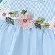 FYMNSI Baby M?dchen Prinzessin T?ll Kleid Mit Strickjacke 1. Geburtstag Outfit Kleinkinder Sommer Partykleid Fr?hling Festliches Festkleid Geburtstag Hochzeit Abendkleider Taufkleid Blau 18-24 Monate