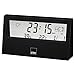 Produktbild CTC WSU 7022 multifunktionale Wetterstation mit Uhr und transparentem LCD-Display, Datenspeicher für Temperatur und Luftfeuchtigkeit, Alarmfunktion schwarz