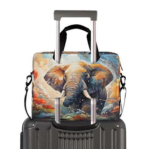 Funda para portátil ALAZA con diseño elefante, 13-15.6 pulg miniatura 3