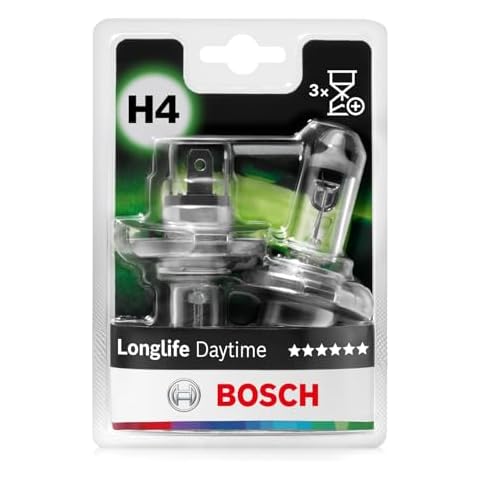 Bosch H4 Longlife Halogen Headlight Bulbs Cover