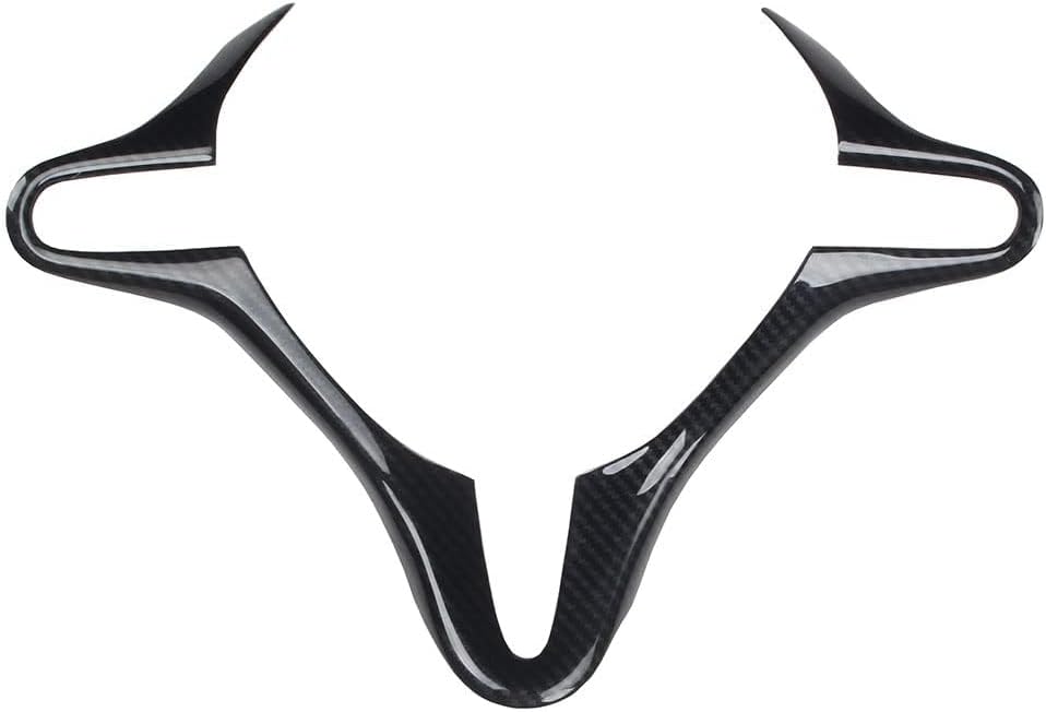 for Honda Civic 2006 2007 2008 2009 2010 2011 Steering Wheel Cover Trim Carbon Fiber Style Inner ABS (one)