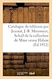  Catalogue de tableaux anciens par Jeaurat, J.-B. Monnoyer, Schall, estampes du XVIIIe siècle